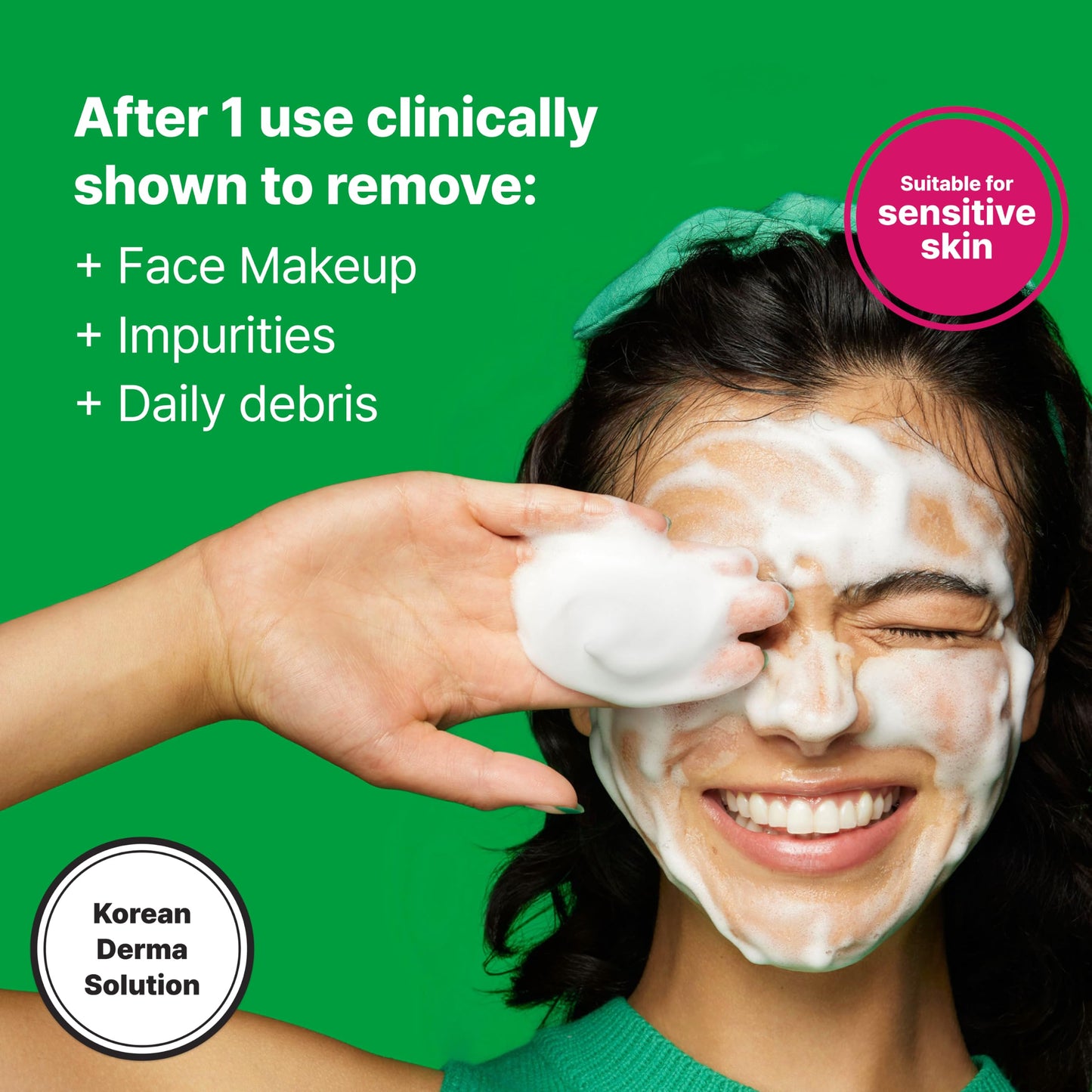 Dr.Jart+ Cicapair Gentle Foam Korean Face Wash Cleanser for Sensitive Skin with Centella Asiatica | Korean Skin Care, 5.07 Fl Oz