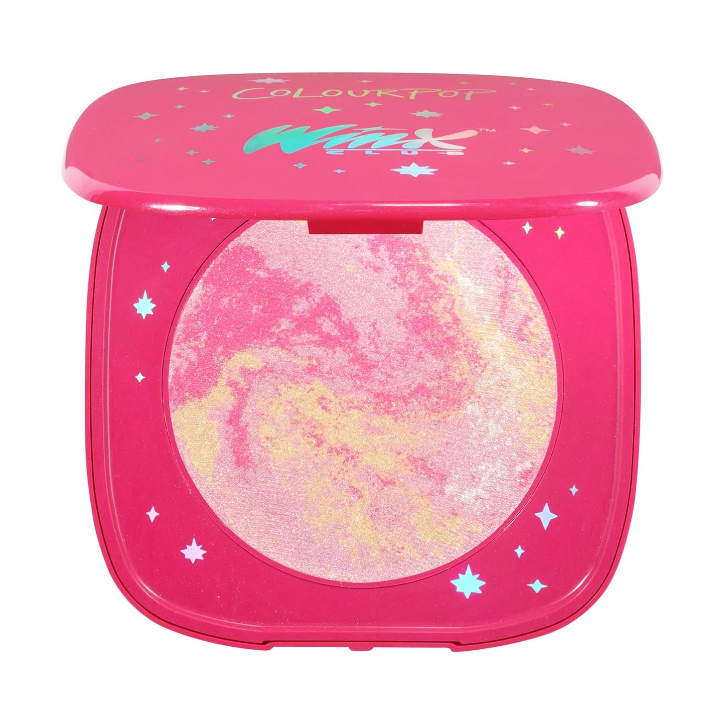 ColourPop Winx Club Super Shock Highlighter - High-Pigment Crème-Powder Face Makeup | Buildable & Blendable Magix Gem (0.15 oz)