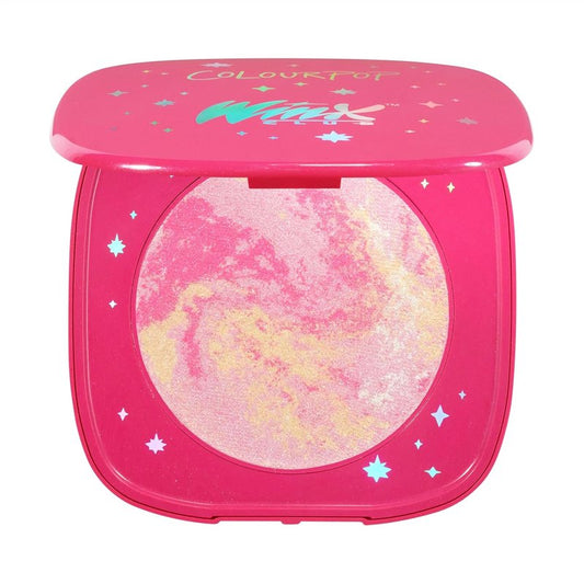 ColourPop Winx Club Super Shock Highlighter - High-Pigment Crème-Powder Face Makeup | Buildable & Blendable Magix Gem (0.15 oz)