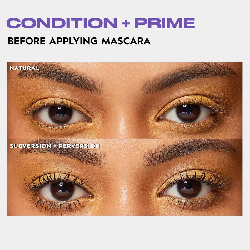 Urban Decay Subversion Lash Primer - Lengthening & Volumizing Mascara Primer, Protects, Preps & Conditions Natural Eyelashes, Nourishing Panthenol & Vitamin E, Cruelty-free, Paraben-free - 0.28 fl oz