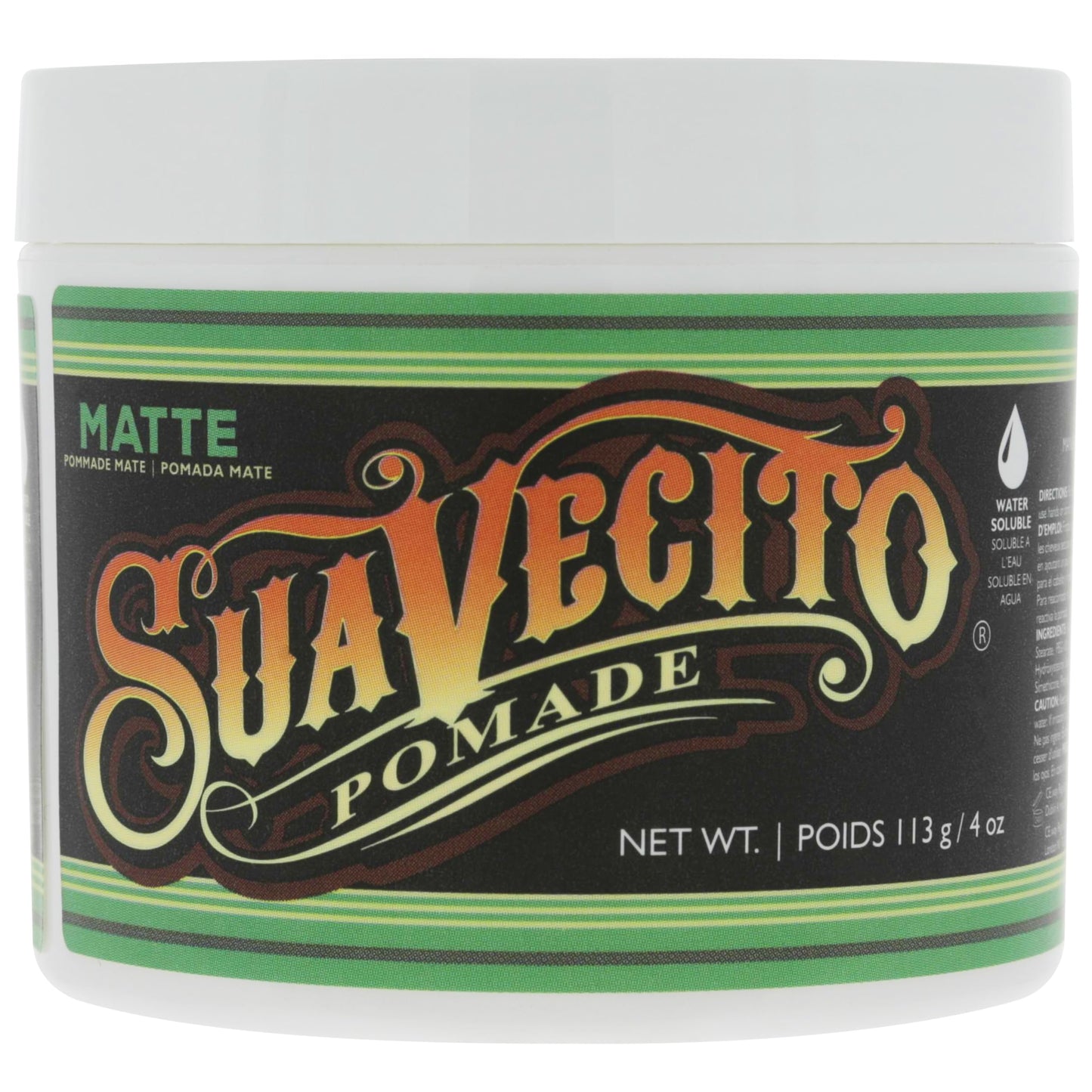 Suavecito Pomade Variety 4 Pack (OG, Firme (Strong), Matte, Clay Pomades) All Day Hold For All Hair Styles