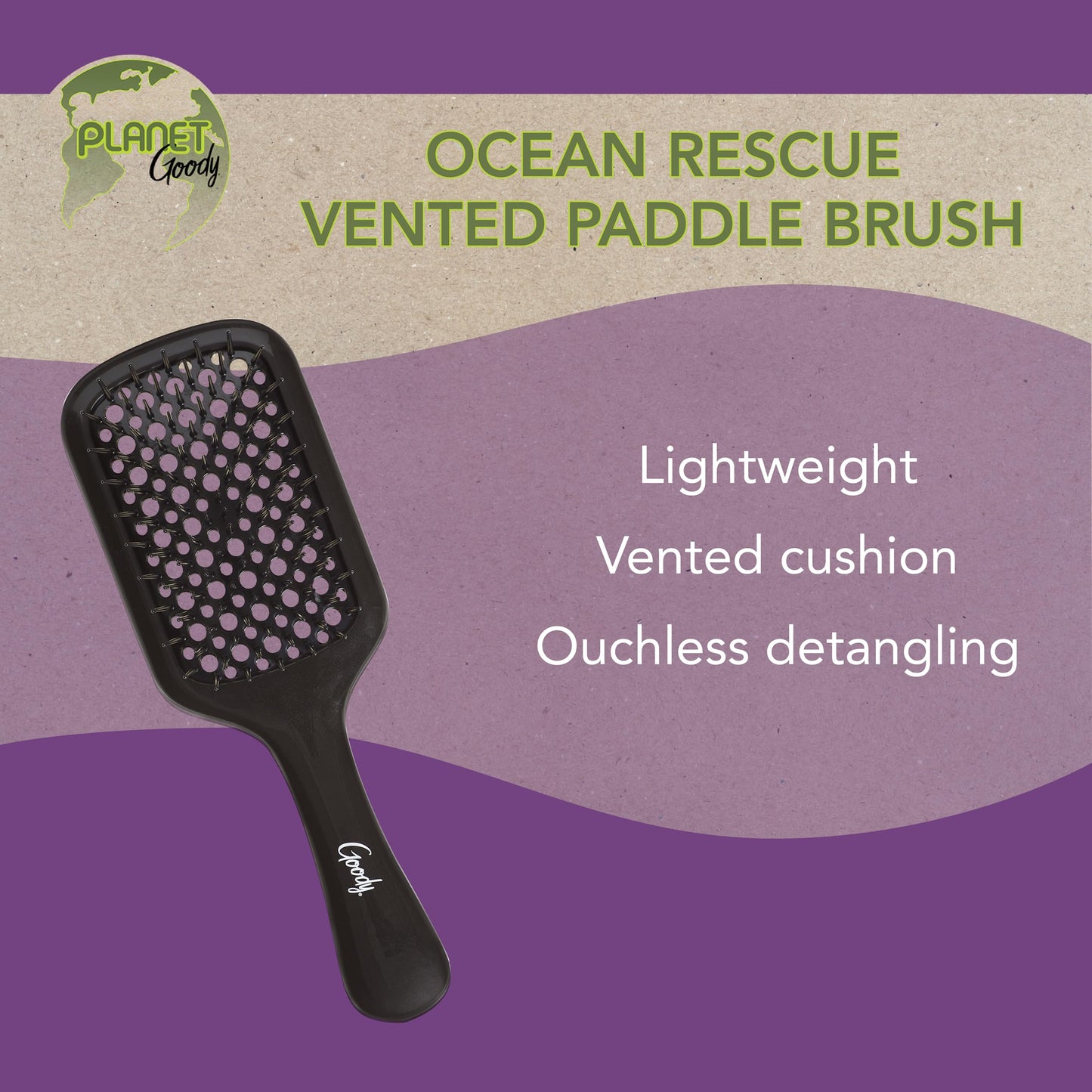 Planet Goody Vented Paddle Brush