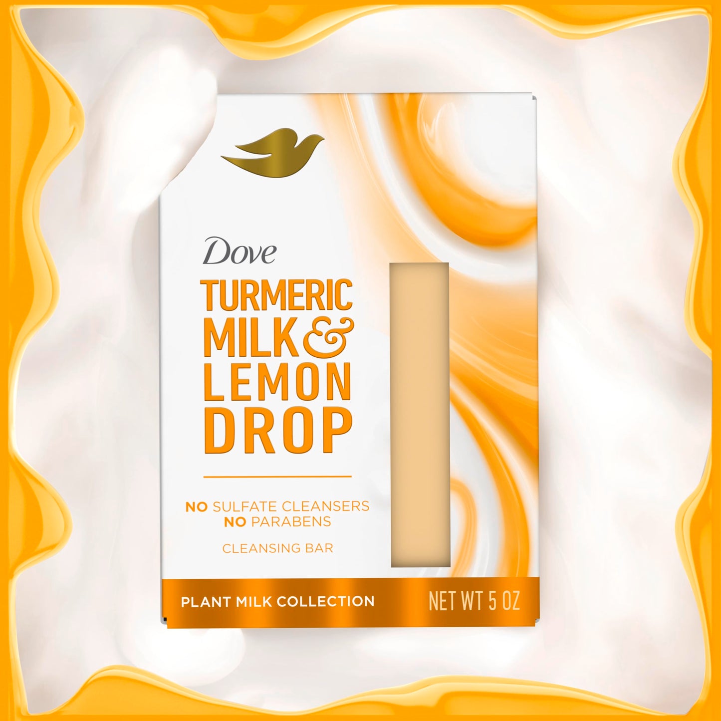 Dove Plant Milk Cleansing Bar Soap Variety Pack 4 Count for Moisturized Skin, with 100% Gentle Cleansers, Sulfate Cleansers, or Parabens + 98% Biodegradable Formula