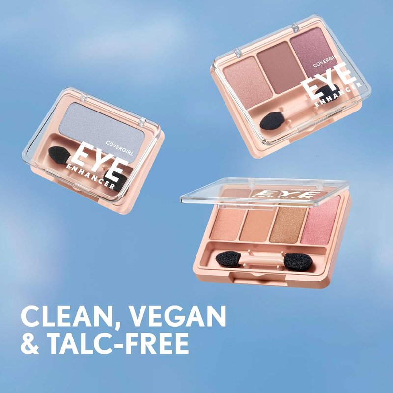 Covergirl Eye Enhancer - Sweet Plum Eyeshadow Trio | Vegan, Talc-Free, Matte & Shimmer Finishes, 0.14oz