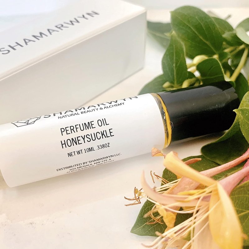 Honeysuckle Perfume Oil - Natural Organic Essential Oil Roll-On | Aromatherapy Blend