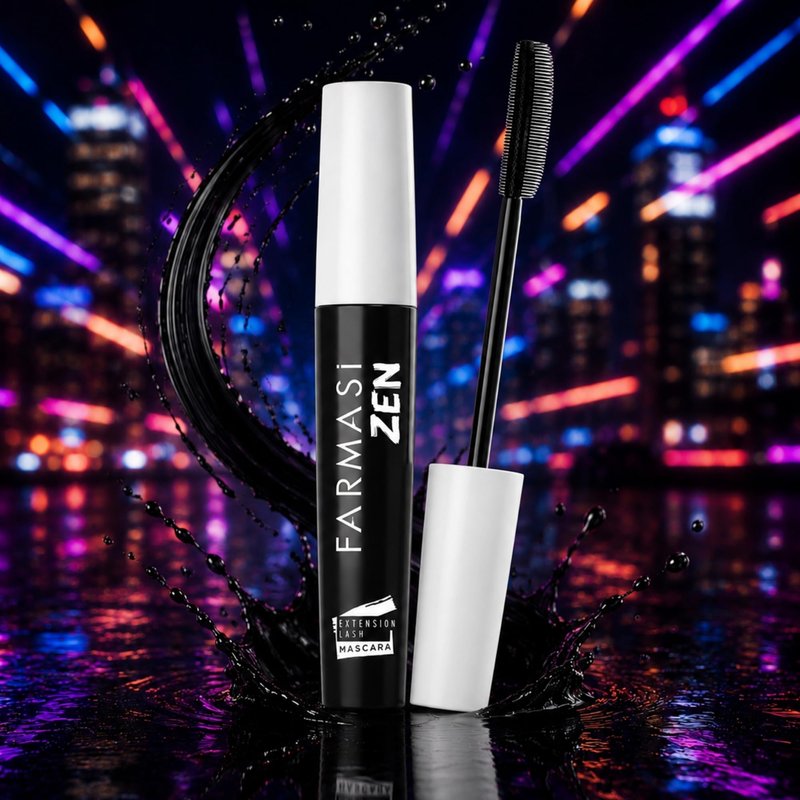 FARMASi 2 PACK Zen Extension Lash Mascara, Lengthening & Volumizing Effect, Clump-Free Definition, Smudge-Free Wear, Silicone Brush for Separated Fuller-Looking Lashes, Blackest Black