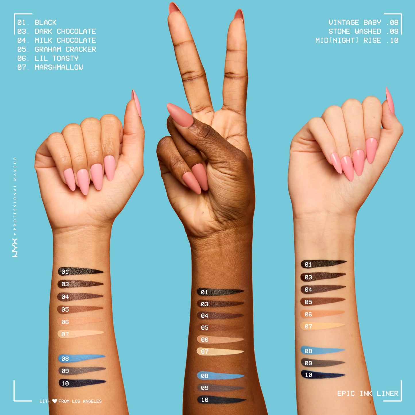 NYX PROFESSIONAL MAKEUP Epic Ink Liner, Waterproof Liquid Eyeliner