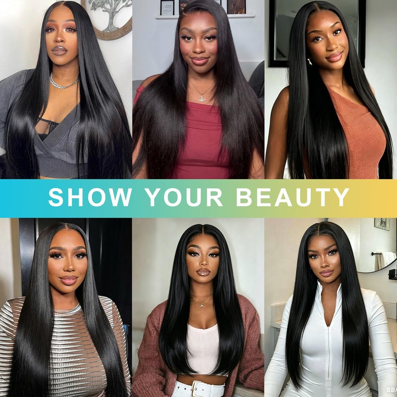 AnJudyReid 13A Straight Bundles Human Hair Bundles Straight 1 Bundle 20 Inch Brazilian Virgin Straight Hair Straight Bundles Human Hair Bundles For Black Woman
