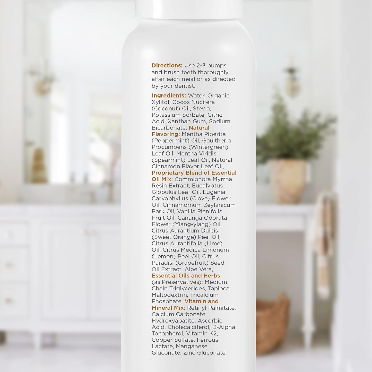 Natural & Organic Alcohol-Free Mouthwash Uniquely Formulated to Clean Your Mouth, Whiten Your Teeth, Strengthen Tooth Enamel with 7.0 pH Balance. Eco-Friendly Aluminum Bottle. Cinnamint. 16.9 oz.