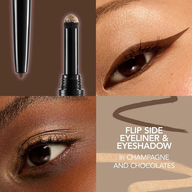 Buxom Flip Side Dual-Ended Eyeliner & Shadow Duo | Waterline-Safe, Longwear, Vegan Formula