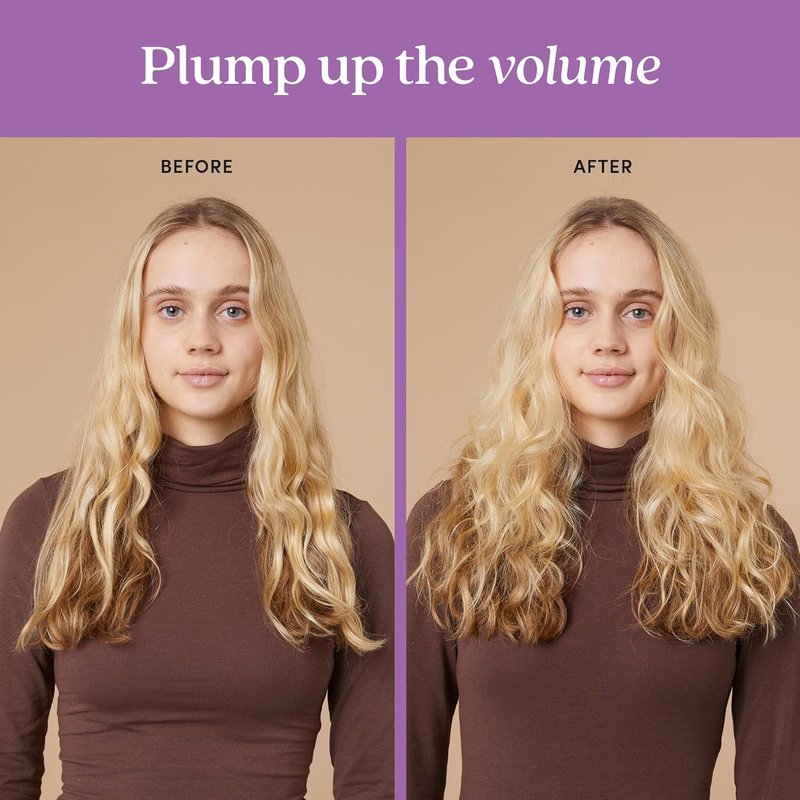 Moisturizing Volume Spray - Softens & Plumps for Thicker, Fuller Hair | Non-Sticky Heat Protection for Fine Hair