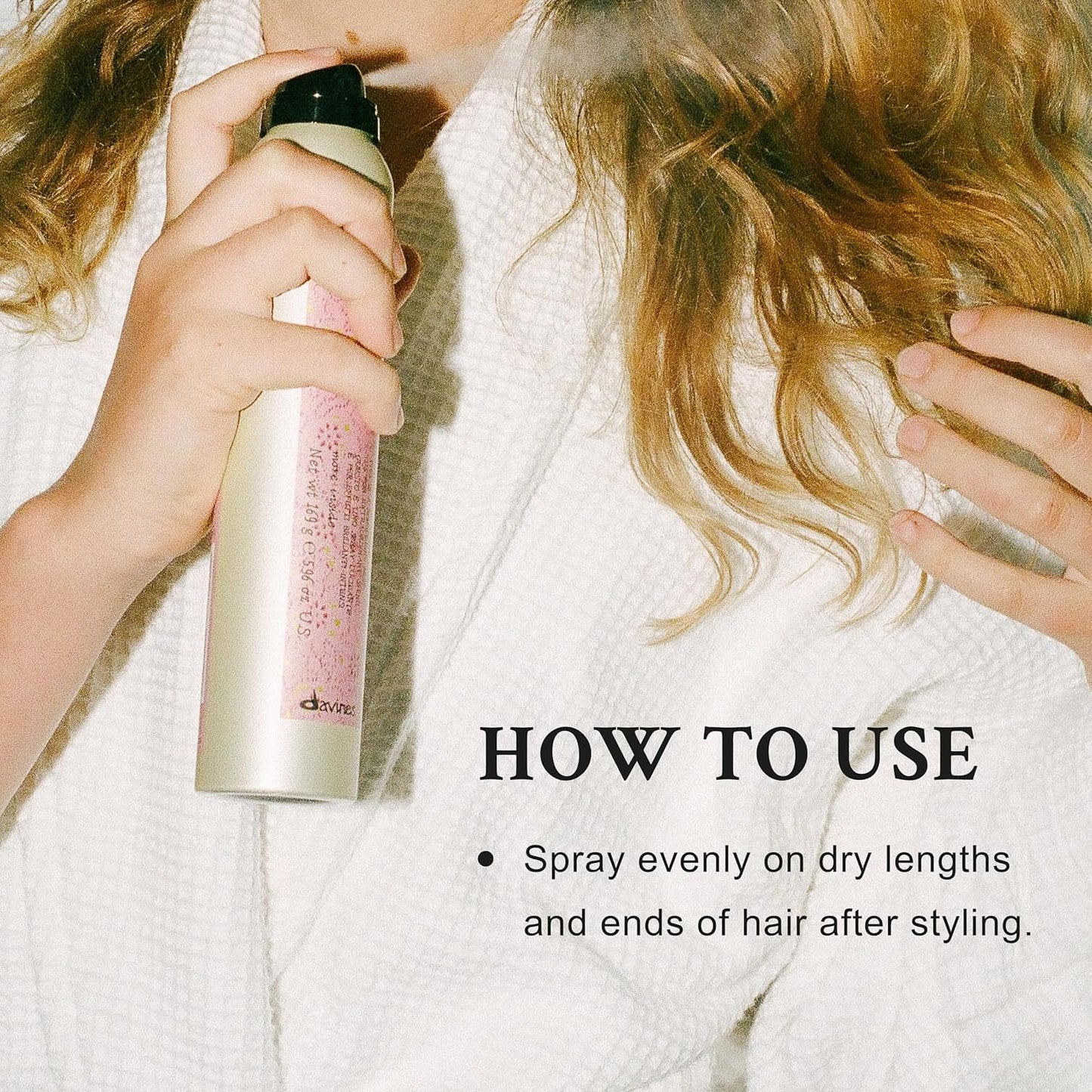 Davines This Is A Shimmering Mist, No Hold Shine & Gloss Spray - Adds Instant Shine & Velvety Feel - Anti-Frizz & Anti-Static Finish, 5.9 Fl Oz