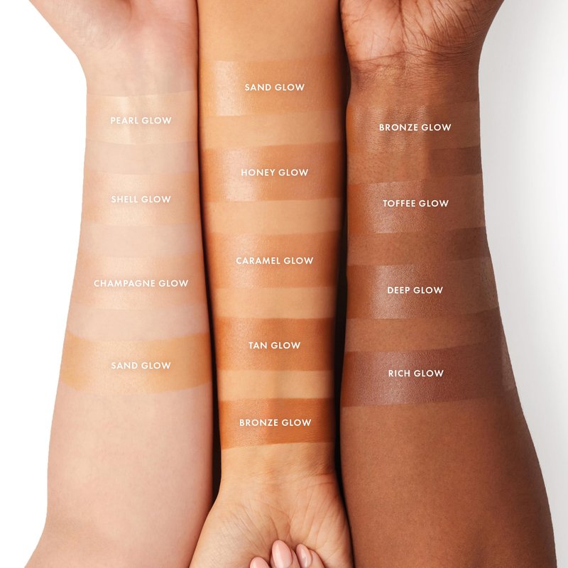 ICONIC LONDON Radiance Booster | Liquid Radiance Lightweight Skin Tint for a Glowy Makeup Look, Cruelty Free, Vegan Makeup (Honey Glow) 30 mL/ 1.01 Fl Oz