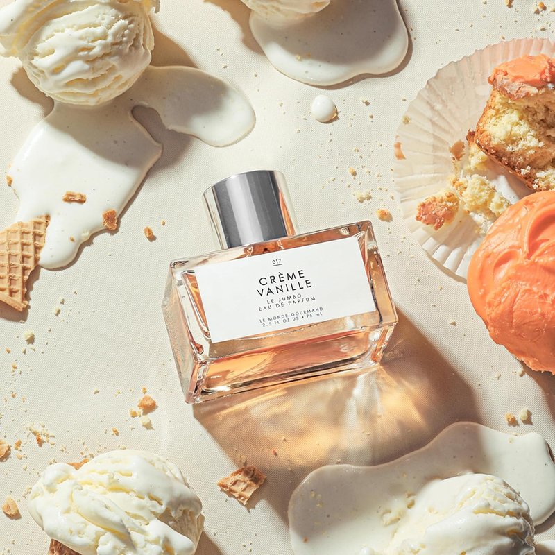 Le Jumbo Crème Vanille Eau de Parfum Spray - Creamy Apricot & Jasmine Scent | Vegan & Cruelty-Free, 2.5 fl oz