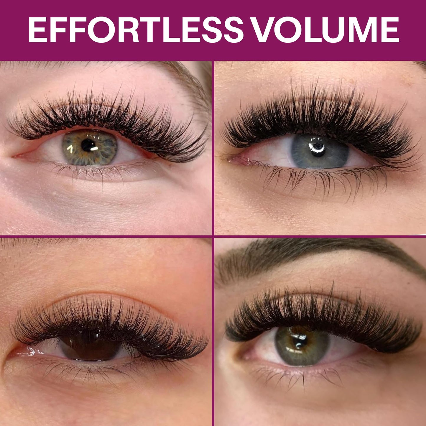 GLAMGAZE 800 Promade Fans 8-15mm Mixed Lengths - 5D to 16D, C CC D Curl, 0.05-0.07mm Thickness - Premade Lash Fans Volume Lash Extensions Loose Premade Fans Eyelash Extensions (16D-0.05-CC 8-15mm)