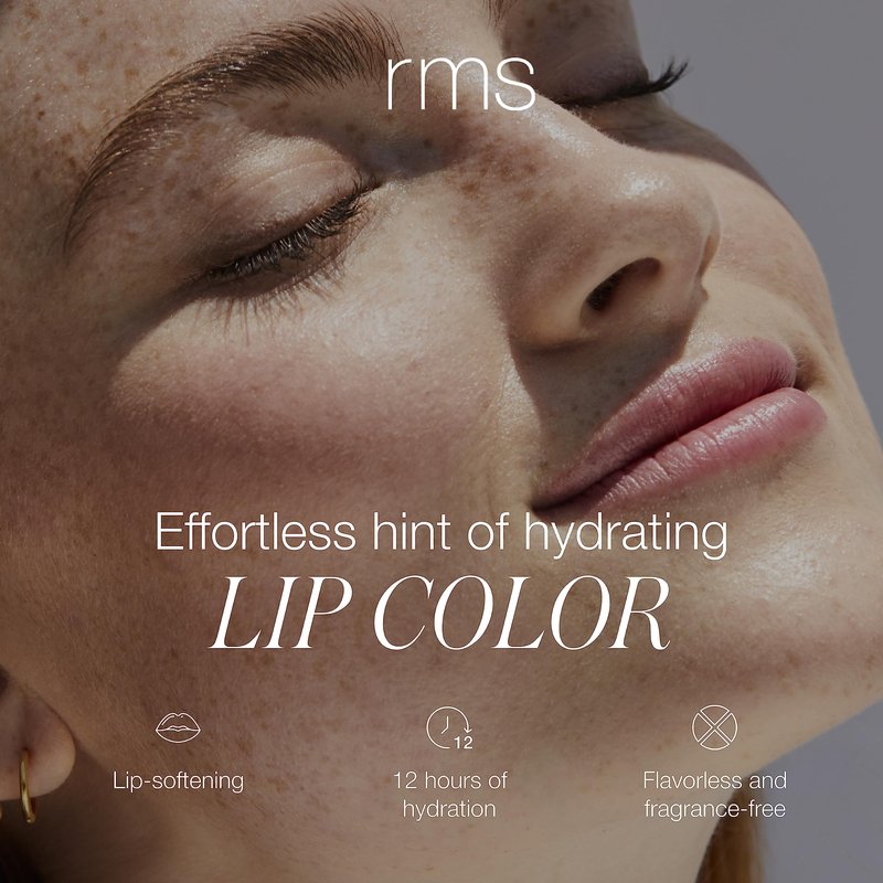 RMS Beauty Tinted Daily Lip Balm - Hydrating Sheer Lip Tint with Shea & Mango Butter Natural Color Vegan Non-Sticky Nourishing Lip Care Balm 0.15 oz RMS Beauty Tinted Daily Lip Balm