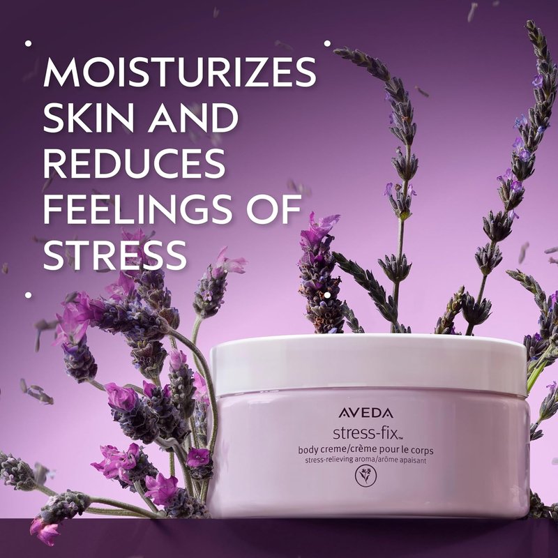 Aveda Stress-Fix Body Creme - Relaxing Lavender & Clary Sage Scent | 6.7 Fl Oz