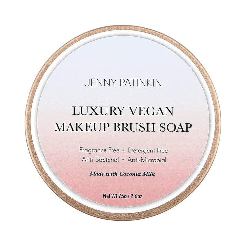 Jenny Patinkin Makeup Brush Cleaner Soap - Luxury Vegan Formula for All Bristles | Professional Cruelty-Free Cleansing Solution