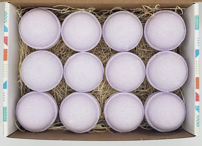 Refugee Bath Co. Variety Pack Bath Bombs (12 Pack Lavender)