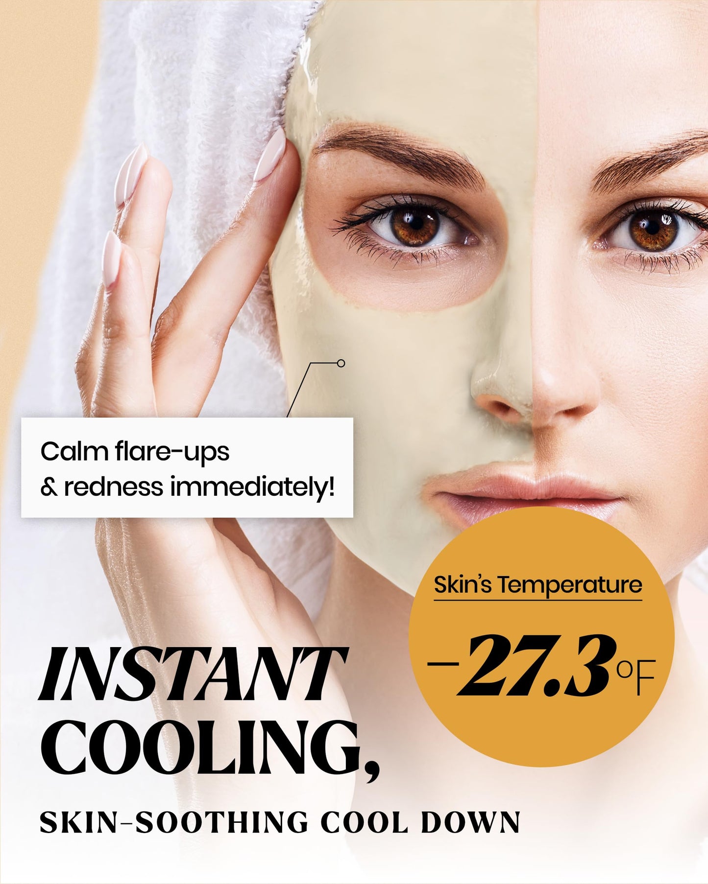 LINDSAY Premium Modeling Pack - Korean Skin Care Face Modeling Mask – Refreshing & Hydrating Face Mask Spa Facial Peel-off Mask (35.2 Ounce, Gold)