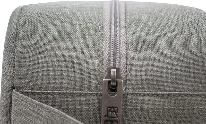 Avalanche Dopp Kit - Gray & Black Toiletry Bag for Travel | Durable & Stylish