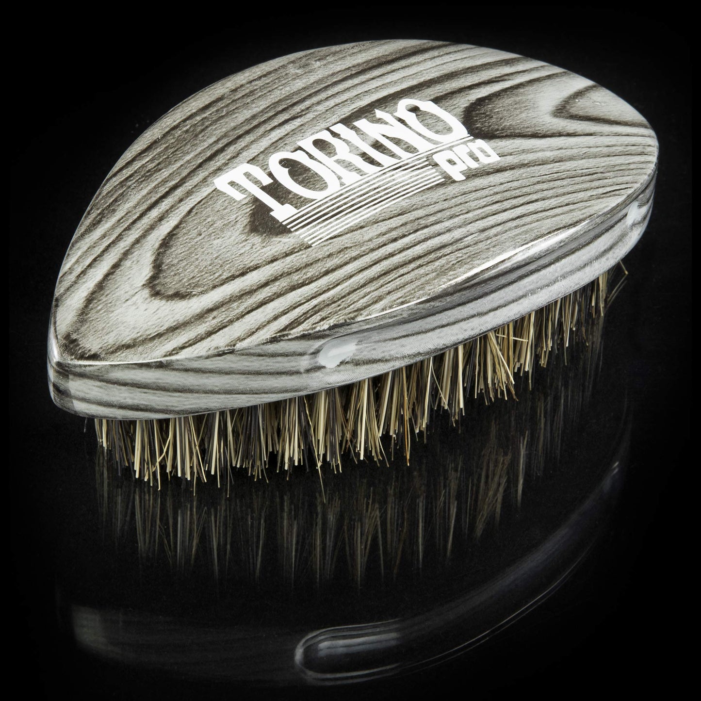 Torino Pro Wave Brushes by Brush king #74- Medium Hard Pointy Curved 360 Waves brush