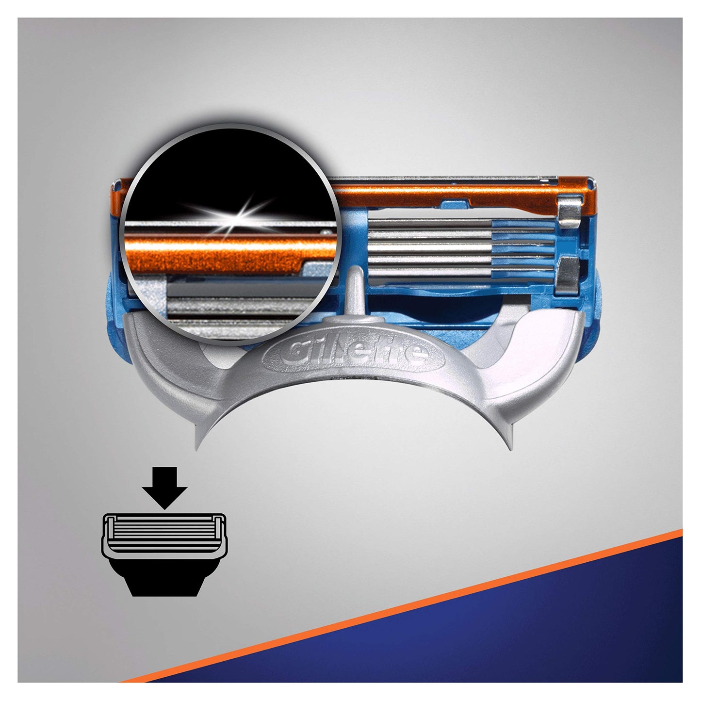 Gilette Fusion5 Razor 12 Blades for Men