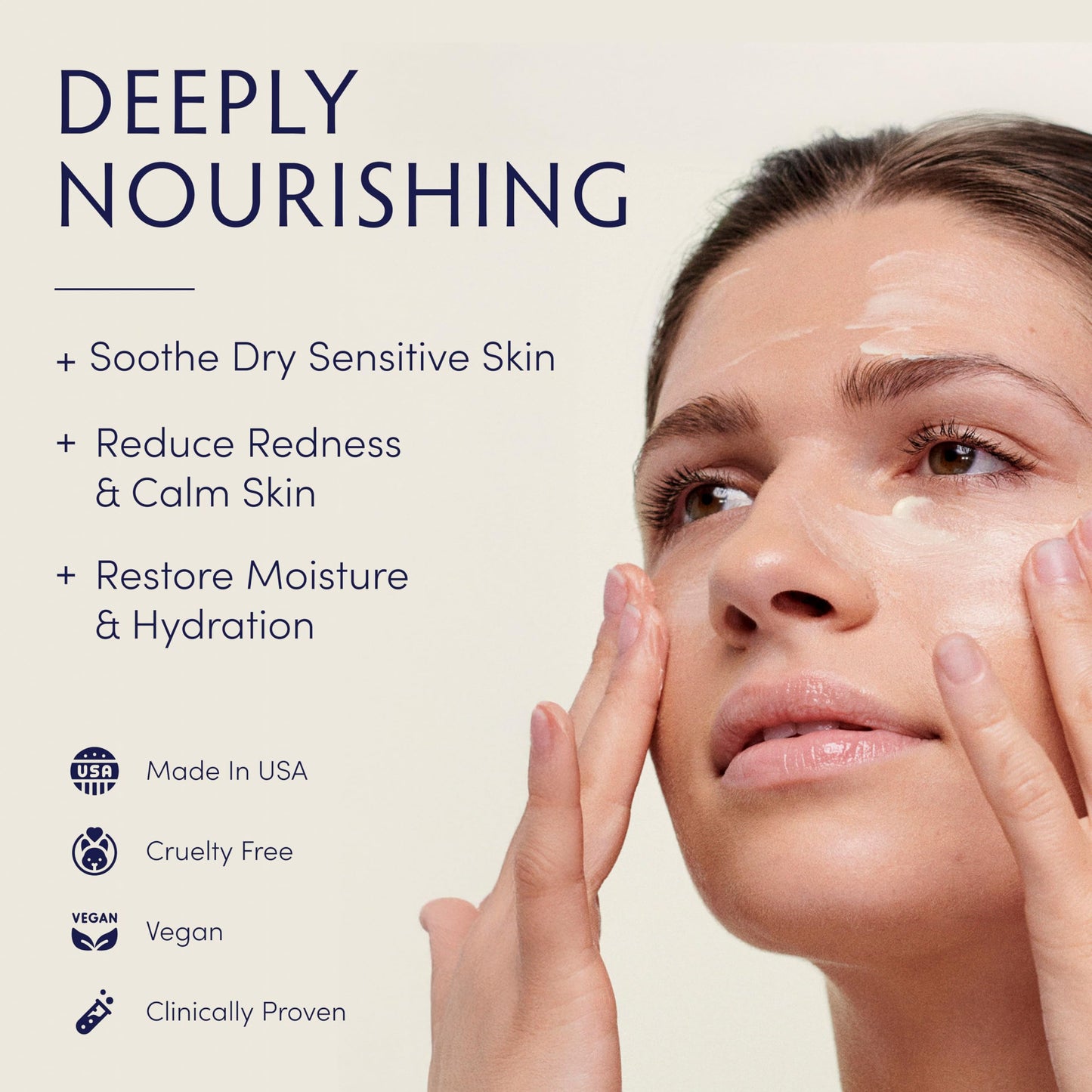 Naturopathica Calendula Essential Hydrating Cream, Soothing Face Moisturizer for Dry and Sensitive Skin, Daily Nourishing Face Cream for Men and Women, 1.70 fl oz