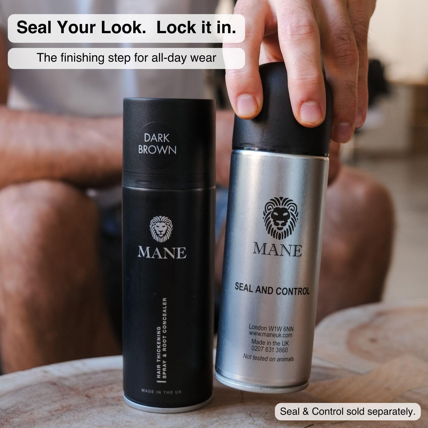Mane Hair Thickening Spray & Root Touch Up