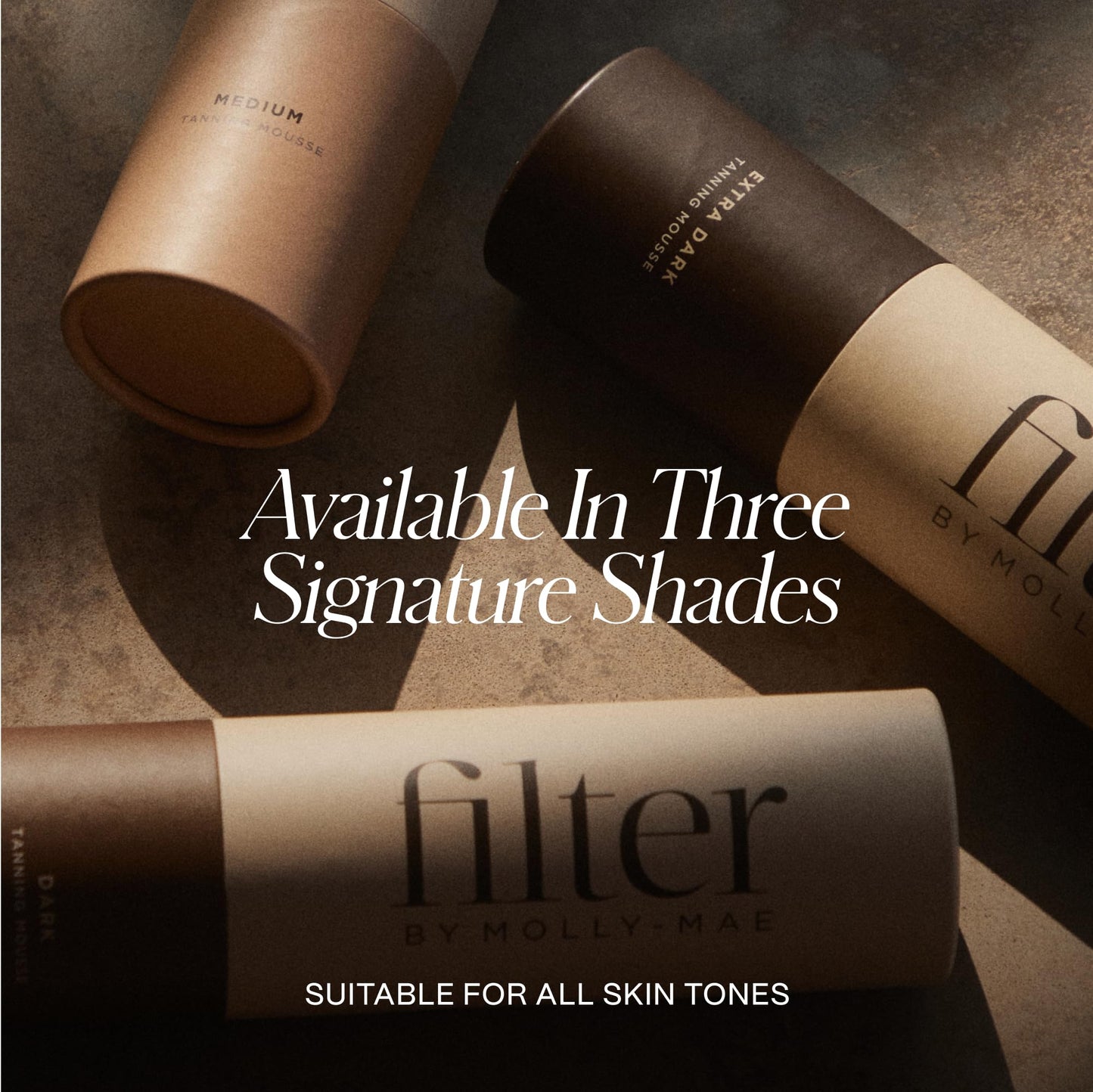 Filter by Molly-Mae Self Tanner Mousse | Dark Shade | Sunless Tanning Foam | Streak-Free, Sunkissed Buildable Face & Body Tan | Fast-Drying Skin-Friendly Formula | Vegan & Cruelty Free | 6.7 fl oz
