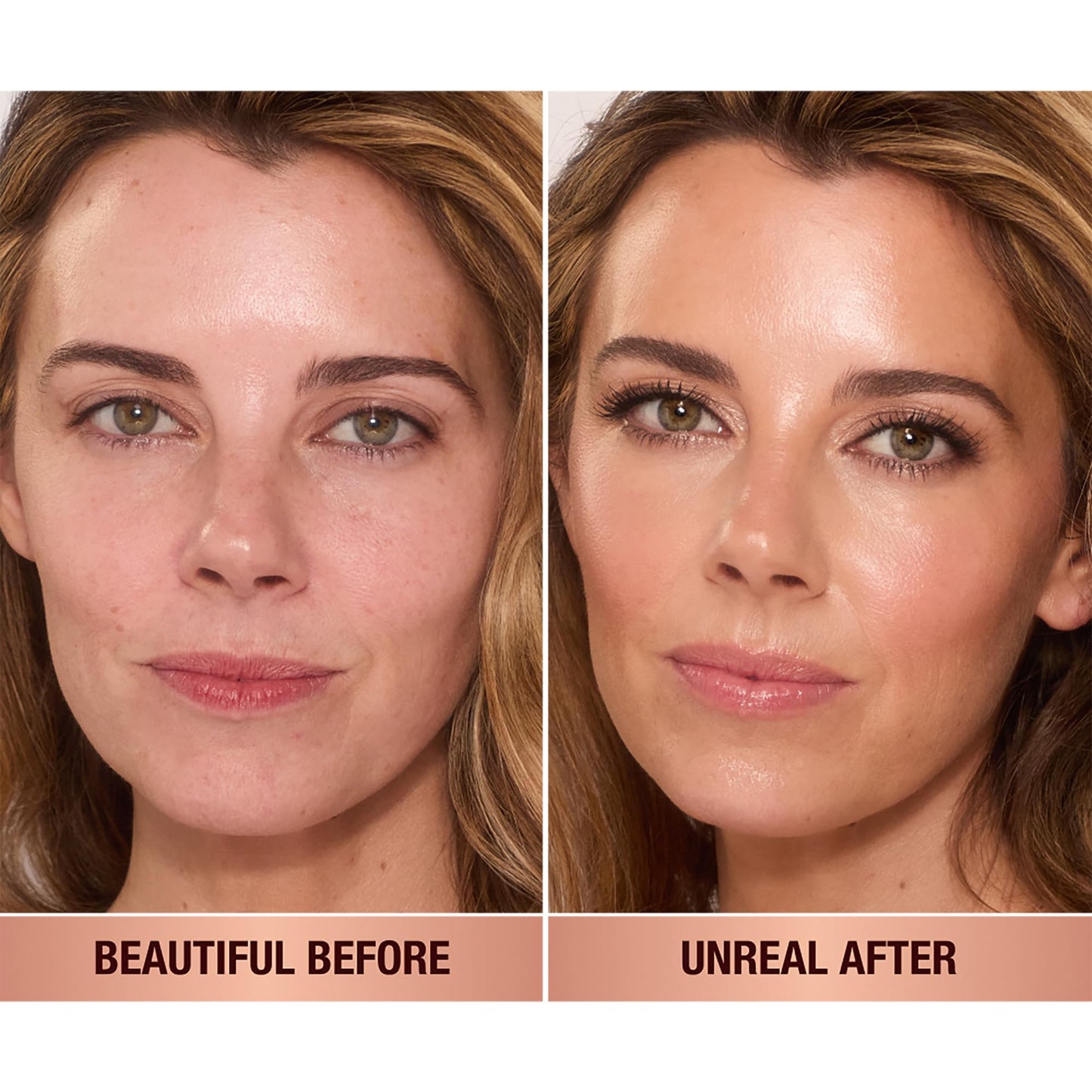 Charlotte Tilbury Unreal Skin Tint & Sheer Glow Hydrating Foundation Stick - Cream Foundation Makeup with Sheer-to-Light Coverage & a Buildable Formula - Blurring, Smoothing & Nourishing - 5 Medium