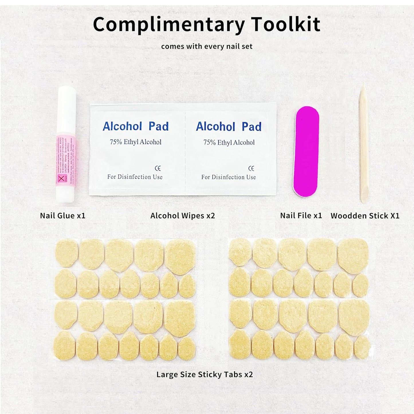 Luxury Handmade Almond Press-On Nails - Reusable Halloween Goth Style (10pcs, Red Spider)