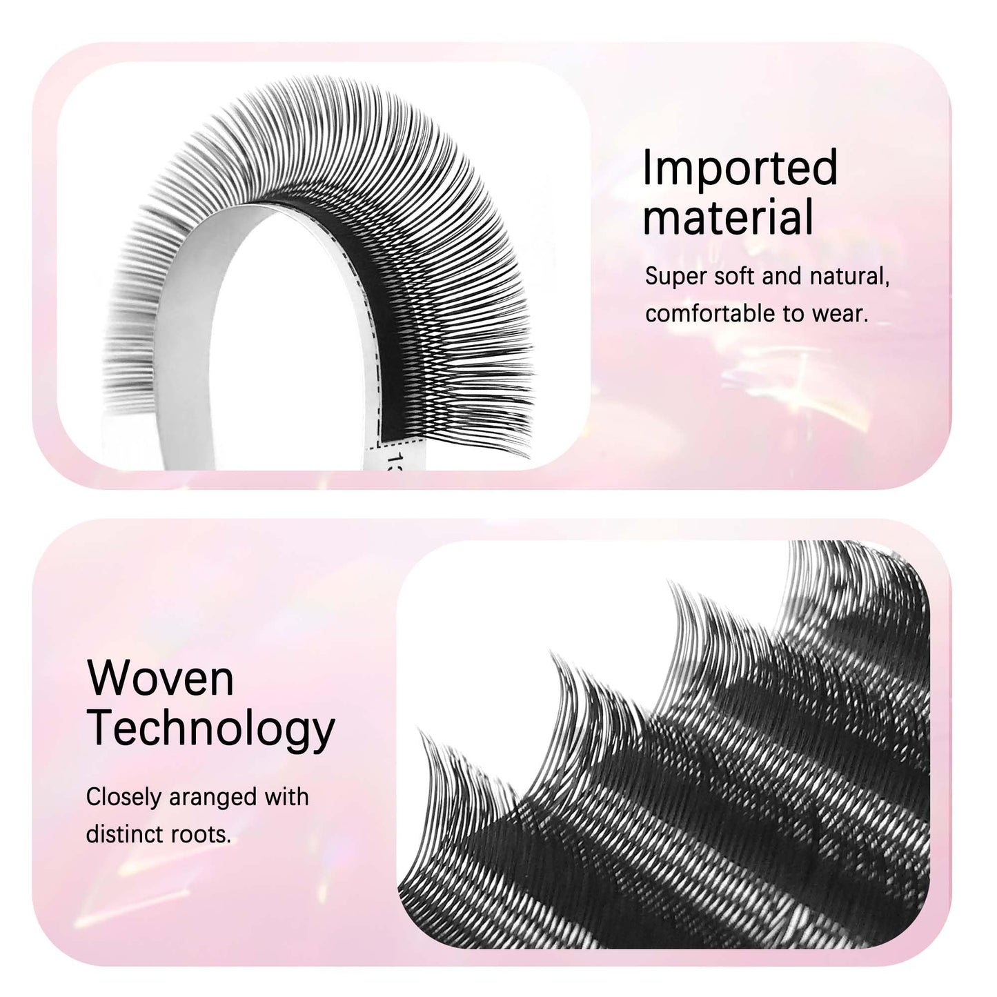 CoMango U Lash Extensions Premade Fans U Shape Eyelash Extension 2D UU Lash Fan Double Tips D Curly U Type Volume Lashes Fan 0.07mm Natural Eyelash Extensions Salon Supplies(black,UU-0.07-D-8-15mm)