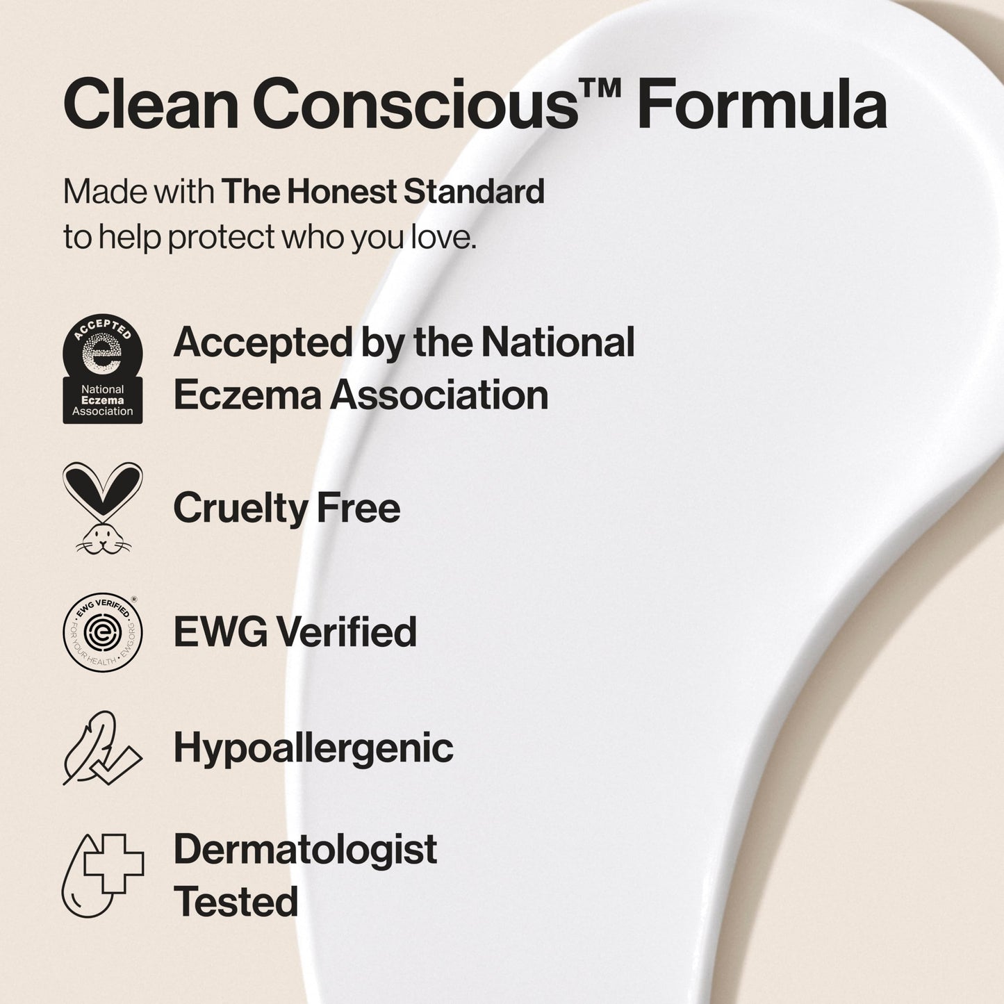 The Honest Company Sensitive Skin Rich Cream, Shea Butter, Blend of Bisabolol + Ginger Root Extract, Safe for Baby's Sensitive Skin, Dermatologist Tested, Hypoallergenic, Fragrance Free, EWG Verified