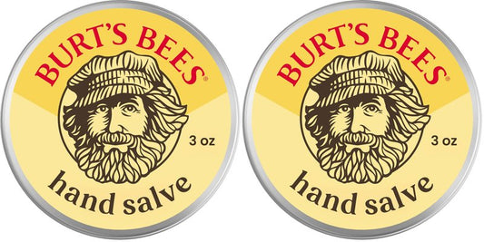 Burt's Bees 100% Natural Beeswax Hand Salve,3 Oz (Package May Vary),(Pack of 2)