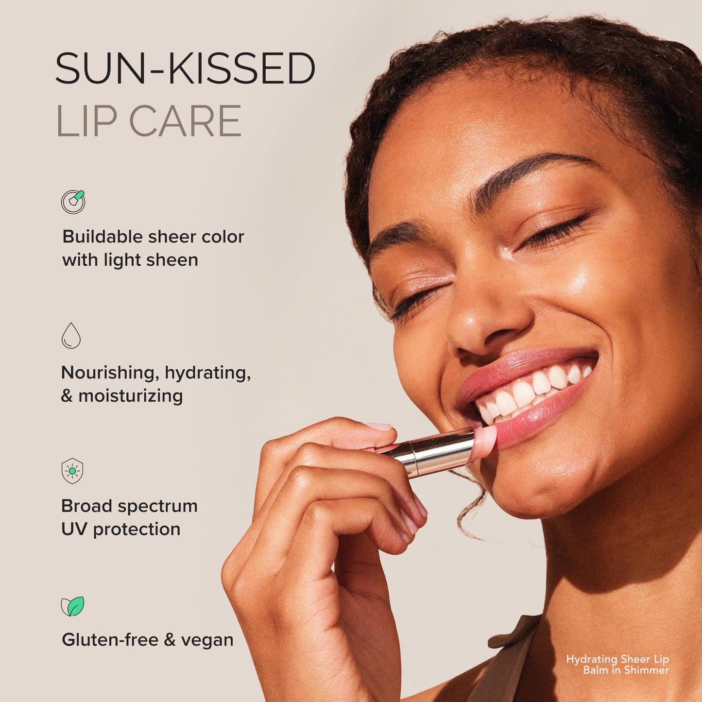 MDSolarSciences Tinted Sheer Lip Balm SPF 30 | Hydrating Lip Sunscreen | Shea Butter, Jojoba & Avocado Oils | Moisturizing, Vegan, & Clean| 0.15 oz, Natural pH Reactive Color Shimmer