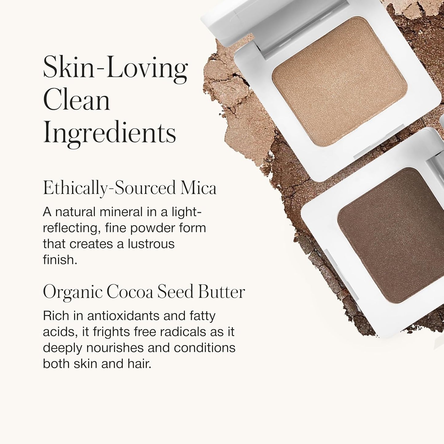 RMS Beauty Back2Brow Powder - Natural Eyebrow Enhancer for Fuller, Defined Brows | Water-Resistant, Smudge-Proof, 0.03 oz