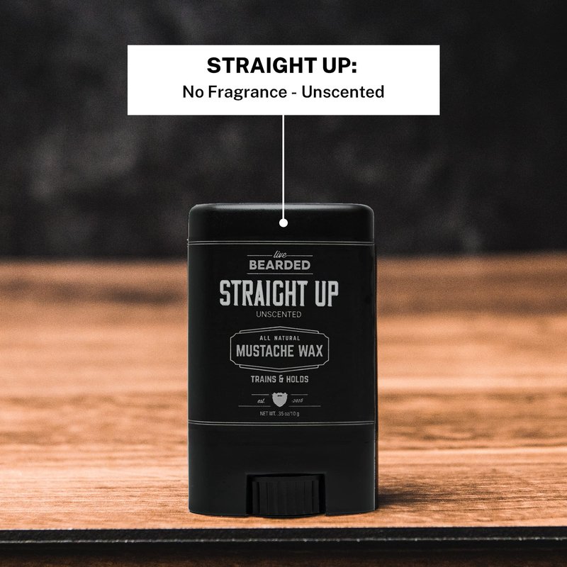 Live Bearded Mustache Wax Stick, 0.35 oz - Made in the USA with All-Natural Ingredients - Medium Hold Stache and Beard Styling for Men | Canyon - Juniper, Cypress, Fir Needle