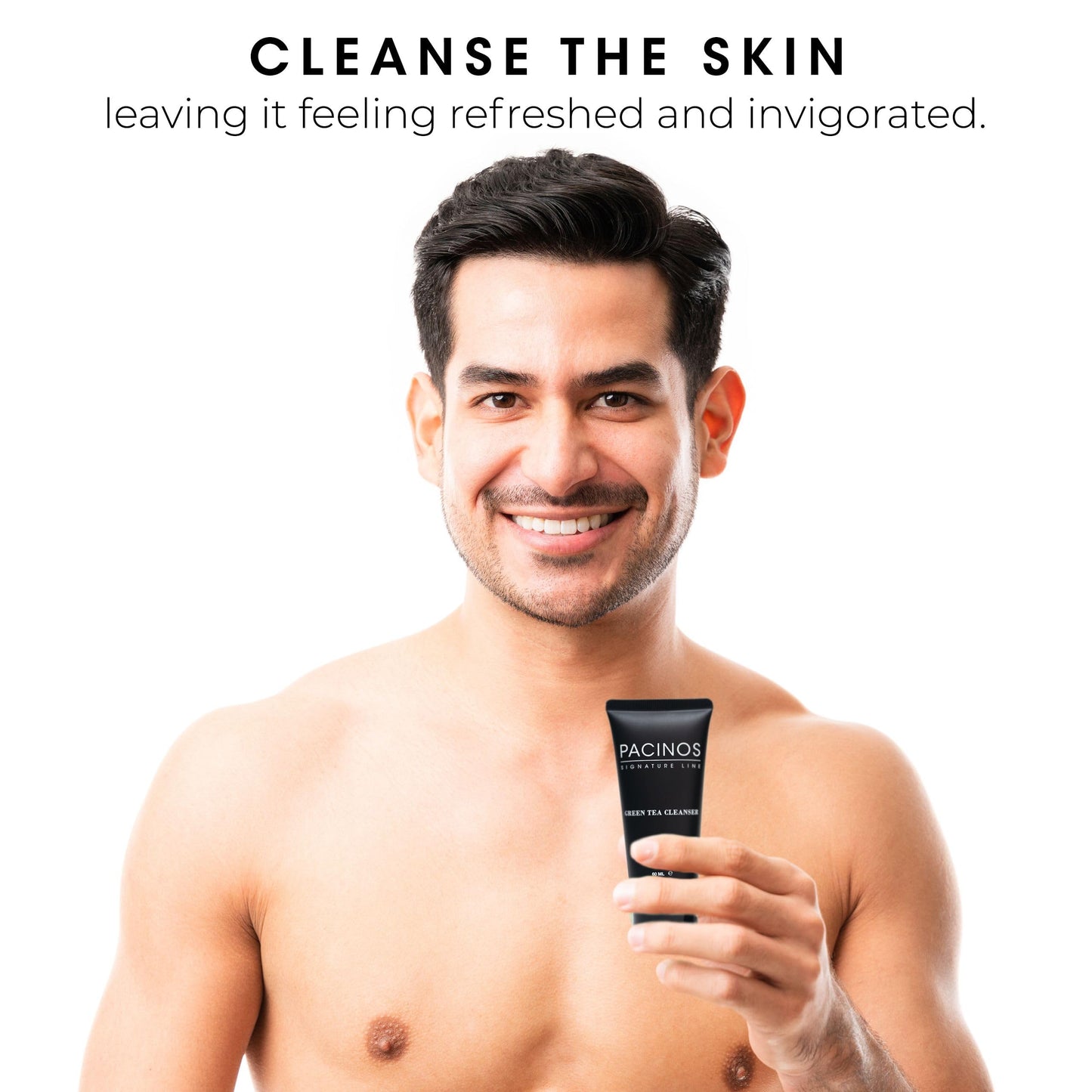 Pacinos Green Tea Cleanser - Gentle Facial Cleanser - Nourishing Antioxidant Face Wash for Balanced Skin