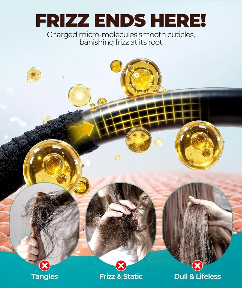 Hair Mask with 5 Botanical Oils - Ultra Moisture & Hydration Treatment | Dual-Protein Keratin Conditioner for Damaged Hair