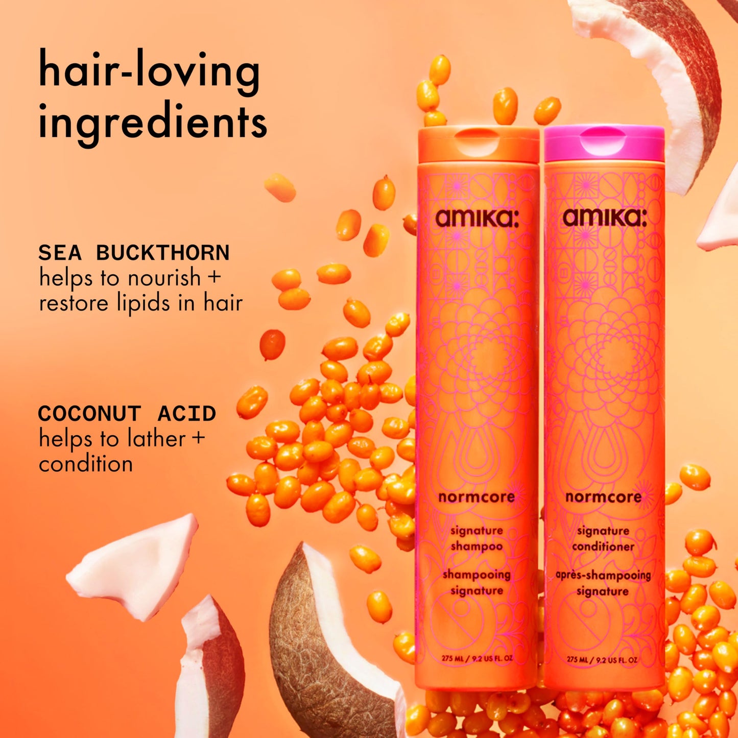 amika normcore signature conditioner, 275ml