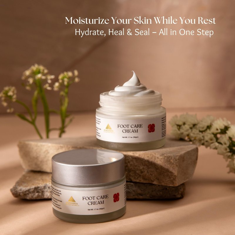 Foot Cream for Dry, Cracked Heels & Feet – 1.76 Oz, Ayurvedic Heel Repair Cream with Jaatyadi Oil, Urea & Lactic Acid – Moisturizing Damaged Heels and Repair & Soften Rough Skin