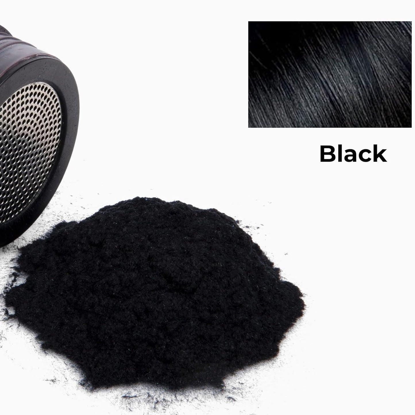 Caboki Hair Fibers - Natural Plant-Based Thinning Hair Solution for Men & Women | 10-Day Trial Size, Black