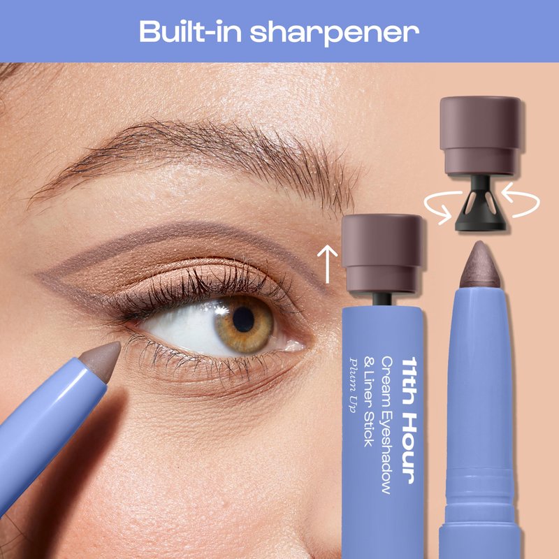 ALLEYOOP 11th Hour Waterproof Cream Eyeshadow Stick – Long-Lasting Eye Shadow Pencil & Eyeliner, Cream to Powder Stick & Highlighter – Smudge-Proof Eyeshadow Matte, Cinnamon Brown Matte