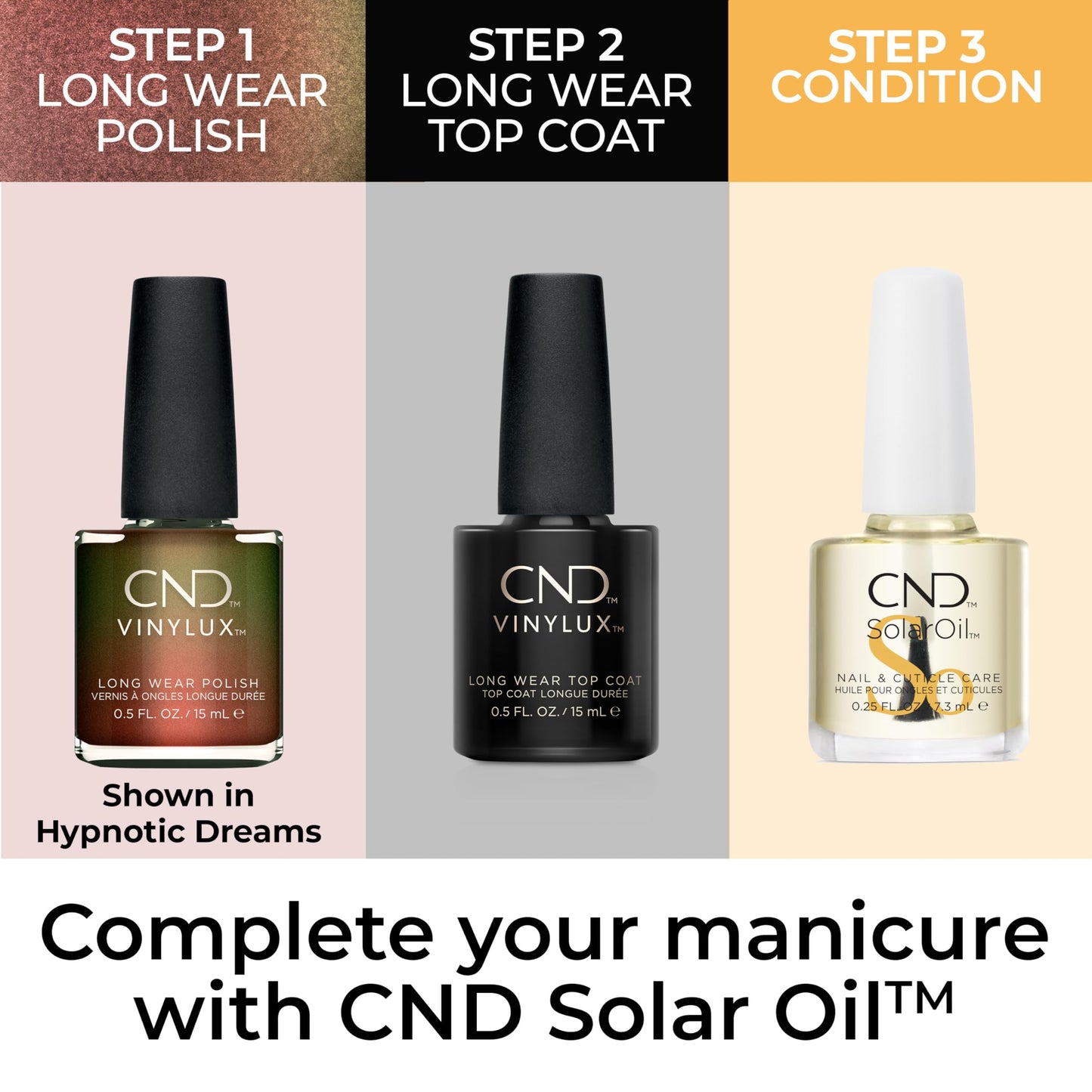 CND Vinylux Longwear Metallic Nail Polish, Gel-like Shine & Chip Resistant Color, 0.5 Fl Oz