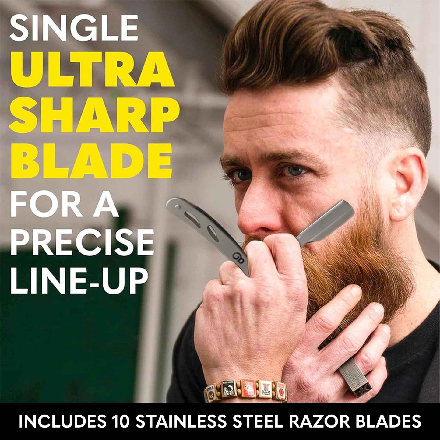 The Beard Club Beard Care Kit & Mens Grooming Kit - Essentials for a Healthier Looking, Stylish Facial Hair - Straight Edge Razor, Shampoo, Cedar Balm & Oil, and Boar Bristle Brush