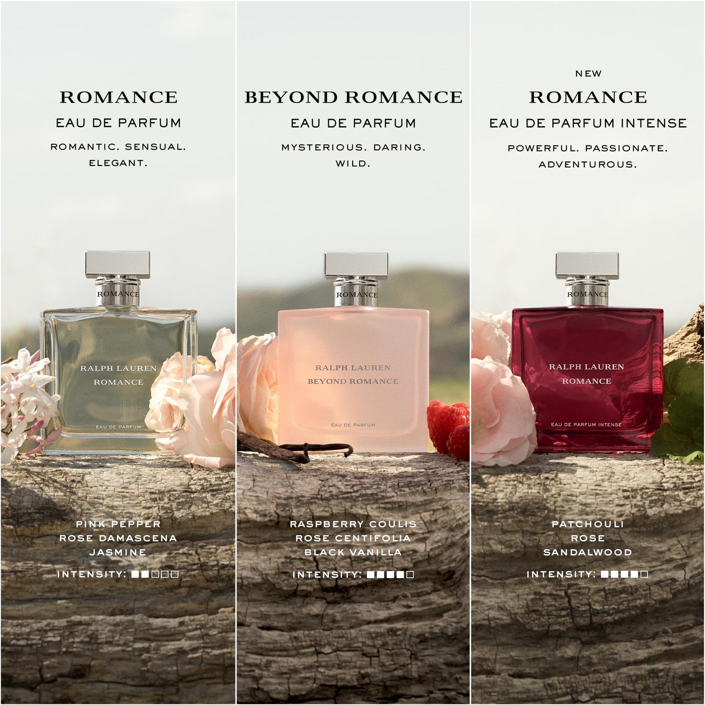 RALPH LAUREN FRAGRANCES Romance - Eau de Parfum - Women's Perfume - Floral & Woody - With Rose, Jasmine, and Berries - Medium Intensity - 5.1 Fl Oz