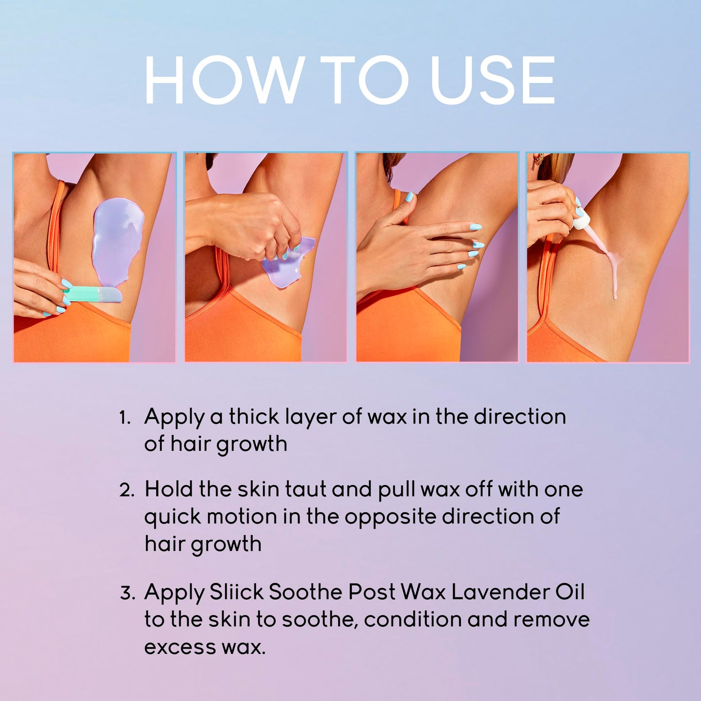 Sliick Hard Wax Beads for Hair Removal, Dream Clouds - DIY At-Home Wax Beads for Face, Body & Sensitive Skin, No-Strip Formula, 16 oz