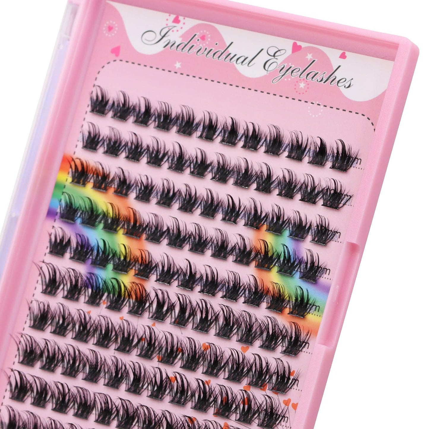 Bodermincer Lashes Clusters 10+12mm/12+14mm/14+16mm/16+18mm/10-12-14-16mm/14-16-18mm Mixed and 8-20mm to Choose Lashes Extension Kit lash Clusters Lashes Wispy Eyelash Extension (12+14mm Mixed)