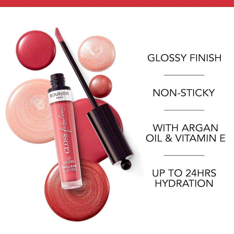 Bourjois Gloss Fabuleux Lip Gloss - Mauvie Star Shade | Hydrating Shine